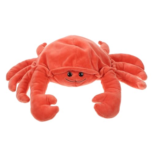 SUPVOX Krabbenpuppe Meerestierspielzeug Krabbe Stofftier Handpuppen Für Cartoon Fingerpuppen Interaktives Kinderspielzeug Handpuppenspielzeug Handspielzeug Für Lebensechtes von Supvox