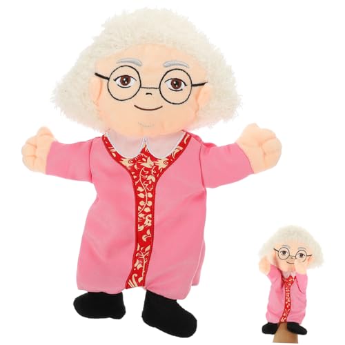 SUPVOX Kreative Handpuppe Großmutter Leichte Elastische Stoffpuppe für Pädagogische Handpuppe zum Geschichtenerzählen Fördert Eltern Junge Mädchen bindung Geeignet für Junge Mädchen und SUPVOX Kreative Handpuppe Großmutter Leichte Elastische Stoffpuppe für Pädagogische Handpuppe zum Geschichtenerzählen Fördert Eltern Junge Mädchen bindung Geeignet für Junge Mädchen und von Supvox