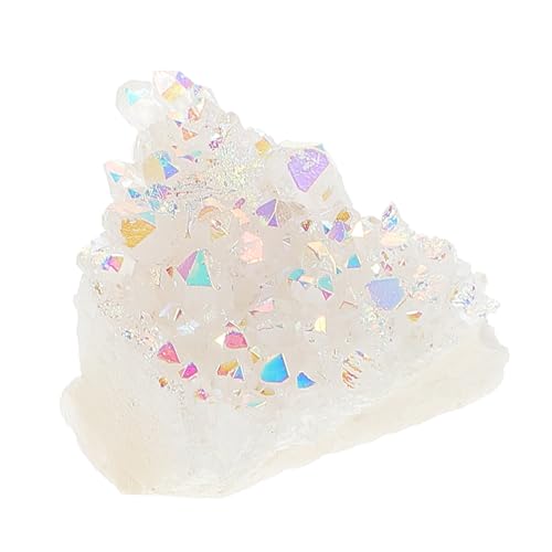 SUPVOX Kristall Cluster Edelsteine für Yoga und Meditation Natürlicher Amethyst Vielseitige Raumdekoration mit Beruhigenden Eigenschaften von Supvox