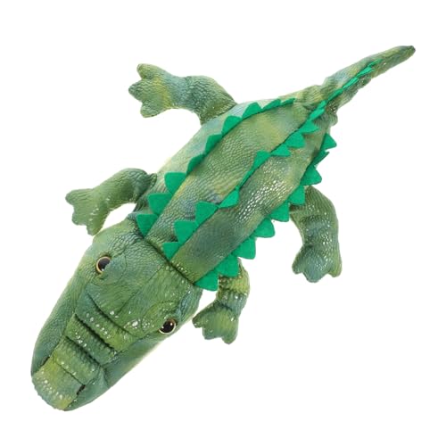 SUPVOX Krokodil Handpuppe aus Plüsch Lustiges Tier für Leicht Tragbar Fördert Kreativität Kommunikation für Rollenspiele Geschichtenerzählen von Supvox
