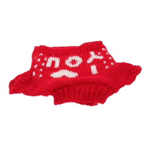 SUPVOX Kuscheltier Kleidung Sweater Rot Strickpullover Austauschbar DIY Puppen Outfit für Plüschbären Bekleidung SUPVOX Kuscheltier Kleidung Sweater Rot Strickpullover Austauschbar DIY Puppen Outfit für Plüschbären Bekleidung von Supvox
