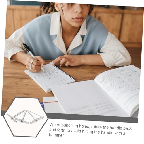 SUPVOX Labor Lochstanzer für Schule und Labor Langlebiges Metallwerkzeug mit Langem Griff Wiederverwendbar Leicht und Tragbar für Präzise in Gummistopfen bei Experimenten von Supvox