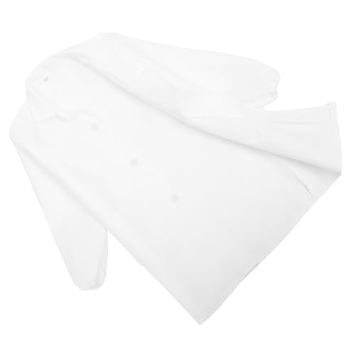 SUPVOX Laborkittel Kostüm Weiß Leicht Atmungsaktiv Locker Sitzend Arztmantel Rollenspiel für Kindergarten und Grundschule Geeignet für Bühne Party Cosplay von Supvox