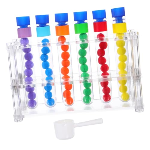 SUPVOX Lernen Vorschule Mathematik Montessori Sensorisches Zuordnungsspielzeug Zählen Wissenschaft Testentwicklung Vorschulkinder Sortieren Von Perlen Erkennung Manipulatives Kleinkinder von Supvox