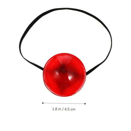 SUPVOX Leuchtende Rote Clownsnase mit Elastischem Band Leichter LED nasenclip für Halloween Karneval Cosplay und Party Komfortabel Auffällige Circus kostümrequisite von Supvox