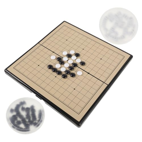 SUPVOX Magnetisches Go Einer Reihe Spielset mit Tragbarem Standardbrett Robustem Magnetischem Spielbrett Magnetischen Spielsteinen Praktische Aufbewahrungsbox für Anfänger SUPVOX Magnetisches Go Einer Reihe Spielset mit Tragbarem Standardbrett Robustem Magnetischem Spielbrett Magnetischen Spielsteinen Praktische Aufbewahrungsbox für Anfänger von Supvox