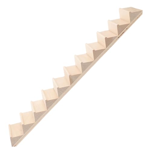 SUPVOX Maßstab Handgefertigte Stufige Treppe ohne Handlauf Dekoratives DIY Zubehör für Mini Haus Möbel Warmes und Modisches Design von Supvox