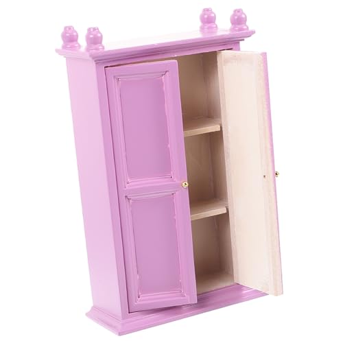 SUPVOX Maßstab Kleines Deko Möbelstück Leichter Puppen Kleiderschrank für Spielzeughaus Fein Verarbeitet Langlebig und SUPVOX Maßstab Kleines Deko Möbelstück Leichter Puppen Kleiderschrank für Spielzeughaus Fein Verarbeitet Langlebig und von Supvox