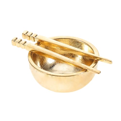 SUPVOX Maßstab Kreatives Zubehör für Szenen Dekoration für Fantasievolles Spiel Goldene Metallausführung von Supvox