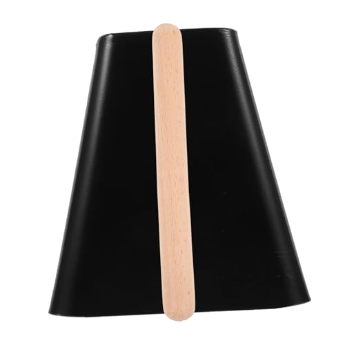 SUPVOX Metal Cowbell Percussion Instrument mit Stick Robustes Metall Sicherer Halt Leicht und Tragbar für Musikunterricht und Sportveranstaltungen von Supvox