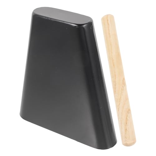 SUPVOX Metal Percussion Kuhglocke Schwarz mit Schlägel Kinderinstrument Zubehör für Musikunterricht und Bandauftritte Ergonomisch Sicher für Sport und Heimgebrauch SUPVOX Metal Percussion Kuhglocke Schwarz mit Schlägel Kinderinstrument Zubehör für Musikunterricht und Bandauftritte Ergonomisch Sicher für Sport und Heimgebrauch von Supvox
