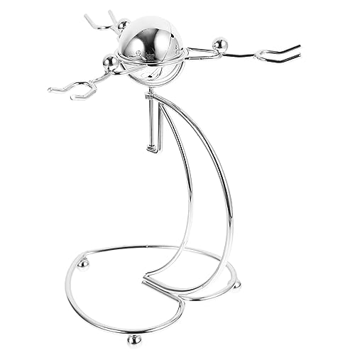 SUPVOX Metallische Balancierfigur Physikalisches Schreibtischspielzeug Kinetische Dekoration für Büro und Zuhause DREI Kleine Eisenmänner als Schreibtischornament als Lehrmittel zur SUPVOX Metallische Balancierfigur Physikalisches Schreibtischspielzeug Kinetische Dekoration für Büro und Zuhause DREI Kleine Eisenmänner als Schreibtischornament als Lehrmittel zur von Supvox
