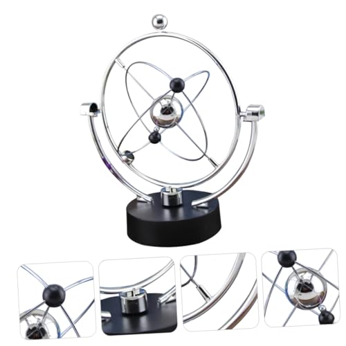 SUPVOX Metallisches Desktop Perpetual Orbital Toy Automatischer Rotierender Planetenschwung Wissenschaftliches Kunstwerk für Büro Heimdekoration Pädagogisches Physikspielzeug SUPVOX Metallisches Desktop Perpetual Orbital Toy Automatischer Rotierender Planetenschwung Wissenschaftliches Kunstwerk für Büro Heimdekoration Pädagogisches Physikspielzeug von Supvox