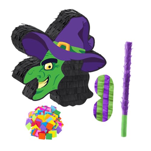 SUPVOX Mexikanisches Partyspielzubehör Dekor Hexen Piñata Mit Augenbinde Party Piñata Mit Konfetti Geburtstagsspiel Piñatazubehör Halloween Requisite Mexikanische SUPVOX Mexikanisches Partyspielzubehör Dekor Hexen Piñata Mit Augenbinde Party Piñata Mit Konfetti Geburtstagsspiel Piñatazubehör Halloween Requisite Mexikanische von Supvox