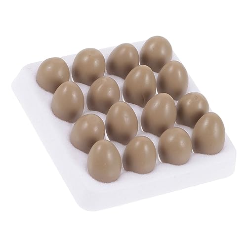 SUPVOX Mini Eierkarton Modell Tablett Für Künstliche Eier Miniatur Ei Künstliche Simulation Gourmet Eier Winziger Eierhalter Eierträger Eierhalter Aufbewahrung Für Die Küche von Supvox