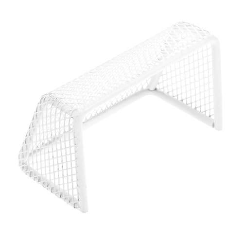 SUPVOX Mini Fußballtor für Puppenhaus und Aquarium Faltbares mit Eleganter Miniatur Deko für Kreative Bastelprojekte Motorik und Bewegung von Supvox