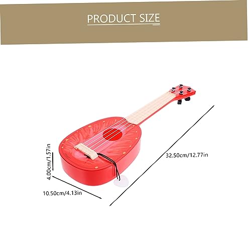 SUPVOX Mini Gitarre Simulation mit Erdbeer aus Robustem Kunststoff Musikinstrument Modell für Partydekoration und Musikalische Früherziehung Geeignet für Strand und Grillfeste SUPVOX Mini Gitarre Simulation mit Erdbeer aus Robustem Kunststoff Musikinstrument Modell für Partydekoration und Musikalische Früherziehung Geeignet für Strand und Grillfeste von Supvox