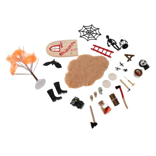 SUPVOX Mini Halloween Miniaturfiguren aus Widerstandsfähigem Resin Spukhaus Feengarten-Dekoration für Puppenhaus Halloweenparty und Vielseitige Grusel-Accessoires SUPVOX Mini Halloween Miniaturfiguren aus Widerstandsfähigem Resin Spukhaus Feengarten-Dekoration für Puppenhaus Halloweenparty und Vielseitige Grusel-Accessoires von Supvox