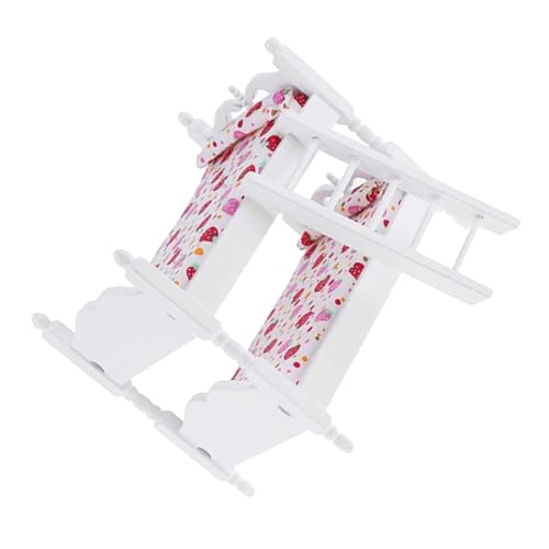 SUPVOX Mini-Möbelmodell kleine Puppenstubenmöbel Miniaturhausmöbel Puppenhausbett Spielbett Miniaturbett Etagenbett Puppenhaus Puppenhausmöbel Birke Rosa SUPVOX Mini-Möbelmodell kleine Puppenstubenmöbel Miniaturhausmöbel Puppenhausbett Spielbett Miniaturbett Etagenbett Puppenhaus Puppenhausmöbel Birke Rosa von Supvox