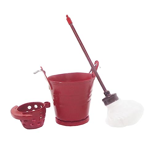 SUPVOX Mini Mop und Eimer Set Miniatur Puppenhaus Zubehör Kleine DIY Reinigungswerkzeuge Miniatur Wischmopp mit Eimer für Puppenhaus Dekoration Spielzimmer Wohnzimmer Schlafzimmer Zubehör SUPVOX Mini Mop und Eimer Set Miniatur Puppenhaus Zubehör Kleine DIY Reinigungswerkzeuge Miniatur Wischmopp mit Eimer für Puppenhaus Dekoration Spielzimmer Wohnzimmer Schlafzimmer Zubehör von Supvox