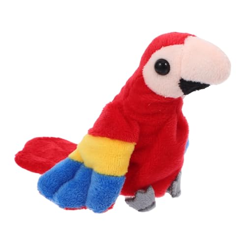 SUPVOX Papagei Fingerpuppen Spielzeug Für Kinder Plüsch Handpuppe Interaktive Vogel Requisite Pädagogisch Und Lustig Authentisches Aussehen Für Geschichtenerzählen Und Rollenspiele von Supvox