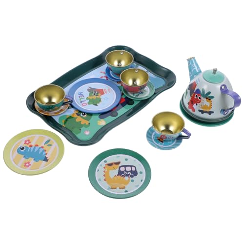 SUPVOX Mini Tee Set aus mit Dinosaurier Kleines für Nachmittags Tee und Tasse für Fantasievolles Rollenspiel von Supvox