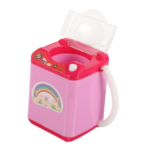 SUPVOX Mini Waschmaschine für Realistische Bruchfeste Leichte Puppenhaus Waschmaschine Fördert Praktische Fähigkeiten Robustes Material für Mädchen und Rollenspiele von Supvox