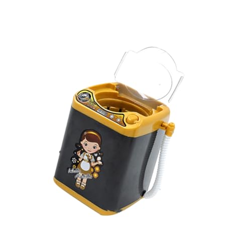 SUPVOX Mini Waschmaschine für Wasserdichtes Mobiles Haushaltsgerät zum Simuliert Wasserzufuhr und Drehfunktion Geeignet für Mädchen Kreatives Rollenspiel Zubehör von Supvox