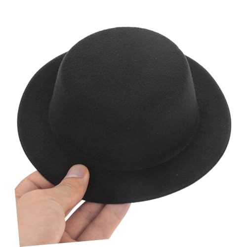 SUPVOX Mini doll Hut aus Baumwolle Schwarzer DIY Bastelhut für Puppenkleidung Dekorativer Mini Hut als Vielseitiges Puppenaccessoire Leicht und Modisch für Kostüm und Fotoshooting SUPVOX Mini doll Hut aus Baumwolle Schwarzer DIY Bastelhut für Puppenkleidung Dekorativer Mini Hut als Vielseitiges Puppenaccessoire Leicht und Modisch für Kostüm und Fotoshooting von Supvox