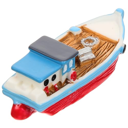 SUPVOX Miniatur Boot Figurine Mediterraner Stil Resin Dekoration Micro Landschaft DIY Modell Kreatives für Strand Deko und Schreibtisch Ornamente SUPVOX Miniatur Boot Figurine Mediterraner Stil Resin Dekoration Micro Landschaft DIY Modell Kreatives für Strand Deko und Schreibtisch Ornamente von Supvox