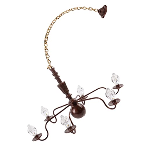 SUPVOX Miniatur Deckenlampe Luminous Tiny Ceiling Lamp für DIY Sandtisch Dekoration Zubehör für Puppenhaus und Miniaturmodelle Warmweißes Licht Sicher und Praktisch von Supvox
