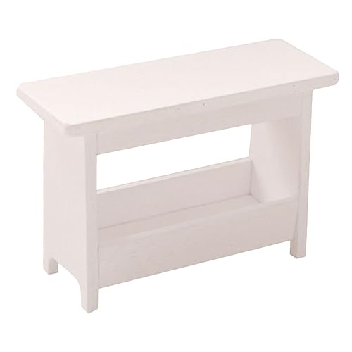 SUPVOX Miniatur Hocker Modell aus Holz Mini Haus Möbel Zubehör Leichte Miniatur Sitzgelegenheit für Puppenhaus Dekoration Detailgetreu Verarbeitet Geeignet als Fotorequisite und von Supvox