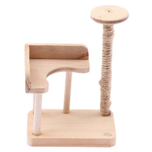 SUPVOX Miniatur Holz Katzenklettergerüst Mini Katzenkratzbaum Dekoration Puppenhaus Zubehör Miniatur Klettergerüst für DIY Puppenhaus und Fotorequisiten SUPVOX Miniatur Holz Katzenklettergerüst Mini Katzenkratzbaum Dekoration Puppenhaus Zubehör Miniatur Klettergerüst für DIY Puppenhaus und Fotorequisiten von Supvox