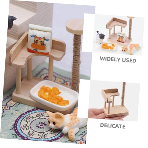 SUPVOX Miniatur Holz Katzenklettergerüst Modell Mit Glatter Oberfläche Für Puppenhaus Dekoration Kleines Rustikales Katzenbaum Möbel Realistisches Miniatur Katzenkratzbaum SUPVOX Miniatur Holz Katzenklettergerüst Modell Mit Glatter Oberfläche Für Puppenhaus Dekoration Kleines Rustikales Katzenbaum Möbel Realistisches Miniatur Katzenkratzbaum von Supvox