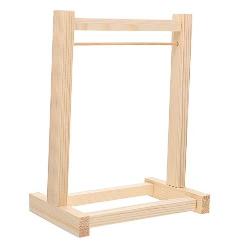 SUPVOX Miniatur Holz Kleiderbügel für Puppen Puppenbekleidungsständer aus Hochwertigem Holz Stabil und Sicher zur Aufbewahrung und Präsentation von Puppenkleidung SUPVOX Miniatur Holz Kleiderbügel für Puppen Puppenbekleidungsständer aus Hochwertigem Holz Stabil und Sicher zur Aufbewahrung und Präsentation von Puppenkleidung von Supvox