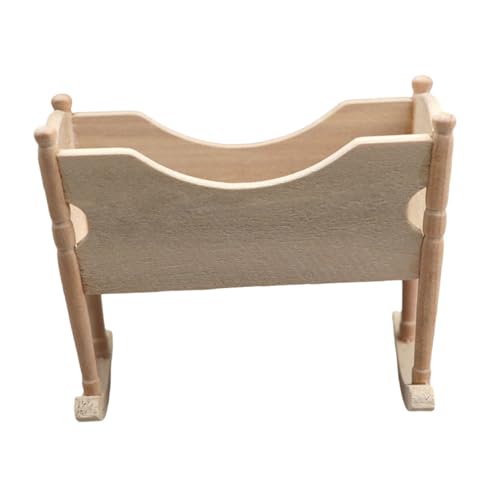 SUPVOX Miniatur Holz Puppenhaus Möbel Mini Babybett Schlafzimmer Dekoration Detailreich Kreatives Design Für Puppenhaus Kinderzimmer Ornament SUPVOX Miniatur Holz Puppenhaus Möbel Mini Babybett Schlafzimmer Dekoration Detailreich Kreatives Design Für Puppenhaus Kinderzimmer Ornament von Supvox