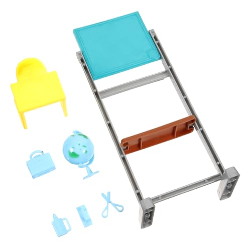 SUPVOX Miniatur Klassenzimmer Zubehör Puppenhaus Lernspielzeug mit Schultafel Stuhl Weltkugel Schulranzen Realistisches DIY Puppenhaus Dekor für Mikro landschaften SUPVOX Miniatur Klassenzimmer Zubehör Puppenhaus Lernspielzeug mit Schultafel Stuhl Weltkugel Schulranzen Realistisches DIY Puppenhaus Dekor für Mikro landschaften von Supvox