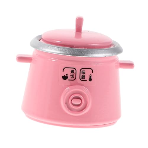 Supvox Mini-reiskocher Aus Metall Für Puppenhäuserteile Spielküchengeräte Zum Nachahmen Mini-küchenzubehör Für Kinderspiele Reiskocher-Modell Für Puppenhaus-Dekoration von Supvox