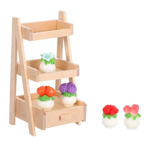 SUPVOX Miniatur Mini Blumen Potted Pflanzen mit Holzständer Resin DIY Dekoration für Puppenhaus Kleine Figuren für Kreative Gestaltung Pflegeleichte Miniatur Grünpflanzen für SUPVOX Miniatur Mini Blumen Potted Pflanzen mit Holzständer Resin DIY Dekoration für Puppenhaus Kleine Figuren für Kreative Gestaltung Pflegeleichte Miniatur Grünpflanzen für von Supvox