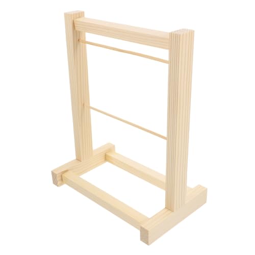 SUPVOX Miniatur Puppen Kleiderständer aus Holz Doppelschichtig Stabiler Wäscheständer für Puppenhaus Multifunktional zum Trocknen und Präsentieren von Puppenkleidung Langlebiges Design SUPVOX Miniatur Puppen Kleiderständer aus Holz Doppelschichtig Stabiler Wäscheständer für Puppenhaus Multifunktional zum Trocknen und Präsentieren von Puppenkleidung Langlebiges Design von Supvox