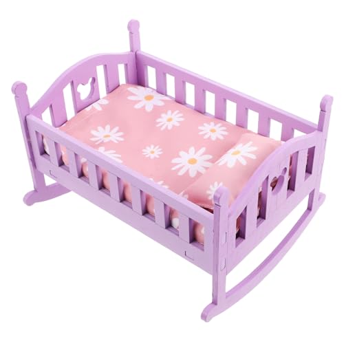 SUPVOX Miniatur Puppenhaus Krippe aus Robustem Material Realistische Babybett Deko für Schlafzimmer und Wohnzimmer Flexible Szene für Kreativen und Vorstellen Langlebiges Puppenmöbel SUPVOX Miniatur Puppenhaus Krippe aus Robustem Material Realistische Babybett Deko für Schlafzimmer und Wohnzimmer Flexible Szene für Kreativen und Vorstellen Langlebiges Puppenmöbel von Supvox