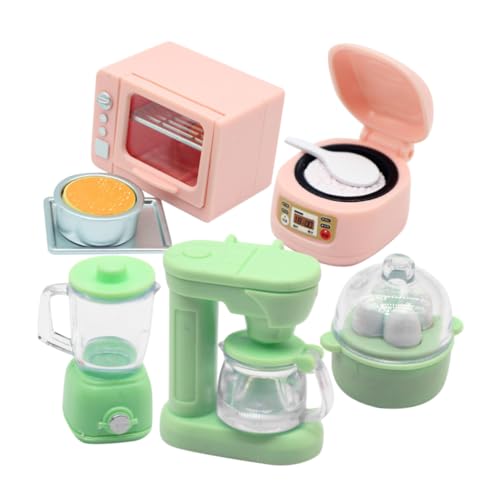 SUPVOX Miniatur Puppenhaus Küche Zubehör Set Teilig Mini Ofen und Kaffeemaschine Deko Kompakt und Tragbar Puppenmöbel für DIY Spiel und Puppenhaus Einrichtung SUPVOX Miniatur Puppenhaus Küche Zubehör Set Teilig Mini Ofen und Kaffeemaschine Deko Kompakt und Tragbar Puppenmöbel für DIY Spiel und Puppenhaus Einrichtung von Supvox