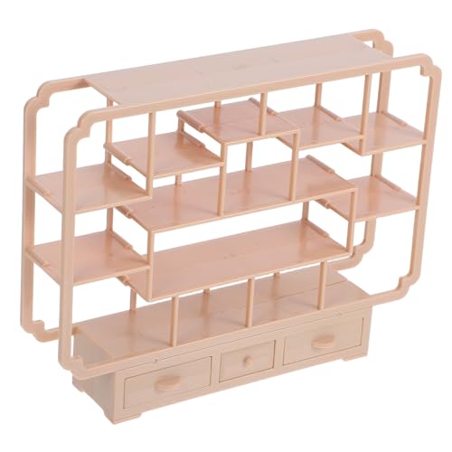 SUPVOX Miniatur Puppenhaus Regal Kunststoff Vielseitiges Bücherregal für Puppenhaus Detailreiches Miniaturmöbel Fördert Kreativität und Fantasie Geeignet für Spielsets SUPVOX Miniatur Puppenhaus Regal Kunststoff Vielseitiges Bücherregal für Puppenhaus Detailreiches Miniaturmöbel Fördert Kreativität und Fantasie Geeignet für Spielsets von Supvox