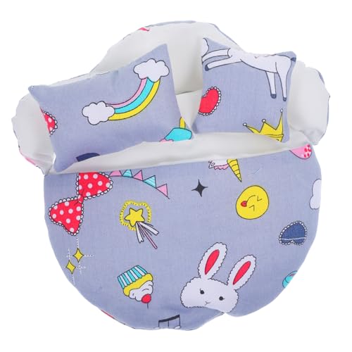 SUPVOX Miniatur Puppenschlafsack aus Weichem Realistisch Verarbeitet Langlebig und Waschbar Kompakt zum Verstauen für Puppenzubehör und Puppenhaus Dekoration SUPVOX Miniatur Puppenschlafsack aus Weichem Realistisch Verarbeitet Langlebig und Waschbar Kompakt zum Verstauen für Puppenzubehör und Puppenhaus Dekoration von Supvox