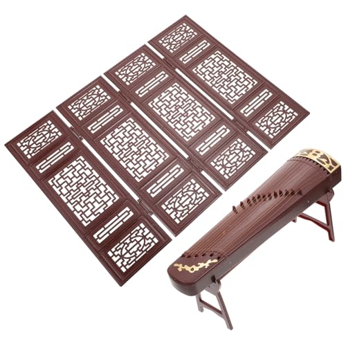 SUPVOX Miniatur Retro Guzheng mit Doppelschirm Mini Möbel Puppenzubehör für Fotorequisiten Landschaftsdekoration und Leicht Langlebig Realistische Mini Hausdeko SUPVOX Miniatur Retro Guzheng mit Doppelschirm Mini Möbel Puppenzubehör für Fotorequisiten Landschaftsdekoration und Leicht Langlebig Realistische Mini Hausdeko von Supvox