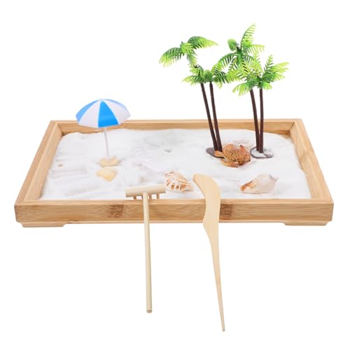SUPVOX Miniatur Sandspiel Zen Garten Stressabbau für Büro und Zuhause mit Strandmotiv und Kreativer Gestaltung SUPVOX Miniatur Sandspiel Zen Garten Stressabbau für Büro und Zuhause mit Strandmotiv und Kreativer Gestaltung von Supvox
