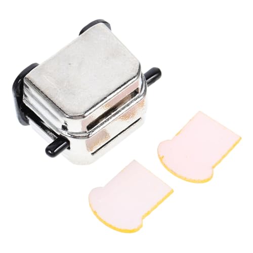 SUPVOX Miniatur Toaster Modell aus Zinklegierung mit Zwei Brotscheiben Stabiles Leichtes Küchenornament für Puppenhaus und Mikro Welt Detailreiche Mini Küchendekoration Langlebiges SUPVOX Miniatur Toaster Modell aus Zinklegierung mit Zwei Brotscheiben Stabiles Leichtes Küchenornament für Puppenhaus und Mikro Welt Detailreiche Mini Küchendekoration Langlebiges von Supvox
