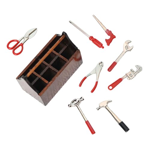 SUPVOX Miniatur Werkzeuge für Puppenhaus Zubehör Leichte DIY Deko für Realistische Modellwerkzeuge für Puppenhaus Dekoration SUPVOX Miniatur Werkzeuge für Puppenhaus Zubehör Leichte DIY Deko für Realistische Modellwerkzeuge für Puppenhaus Dekoration von Supvox