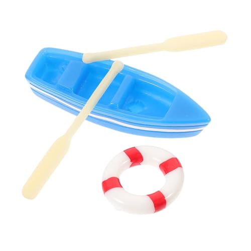 SUPVOX Miniaturboot Deko aus Langlebigem Resin mit Paddel und Rettungsring Teiliges Gartendeko Miniatur für DIY Landschaften Tischdeko Puppenhaus und Strandspielzeug SUPVOX Miniaturboot Deko aus Langlebigem Resin mit Paddel und Rettungsring Teiliges Gartendeko Miniatur für DIY Landschaften Tischdeko Puppenhaus und Strandspielzeug von Supvox