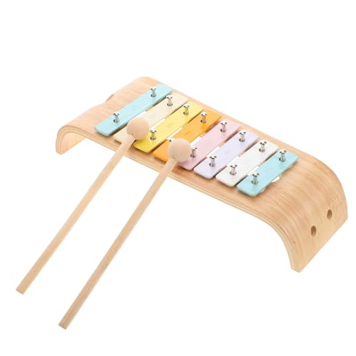 SUPVOX Montessori Glockenspiel Musikinstrument mit Beschrifteten Tasten für Pädagogisches Xylophon Schlaginstrument Kinderfreundlich Fördert Musik Rhythmusgefühl Geeignet für Zuhause und von Supvox